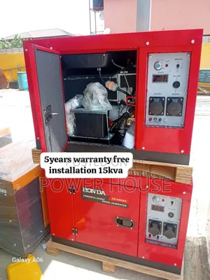 Rating Power Honda 15kva Diesel Generator