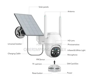 4g Solar Camera Ubox Sim Version CCTV