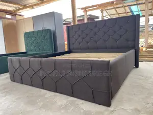 Coffee Brown 72x 75 Queen Size Bedframe// Durable And Luxurious