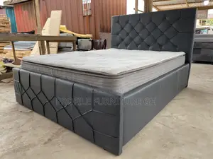 Leather Dark Grey Foreign Double 60x80 //Durable And Luxurious