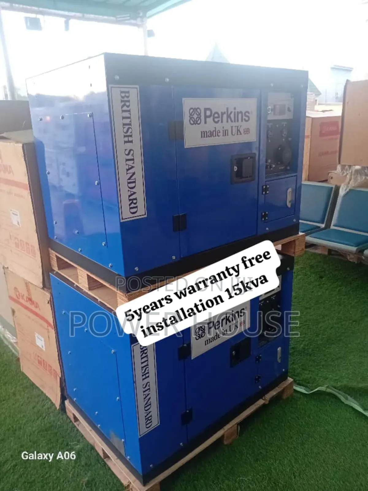 Events Power 15kva Diesel 16500watts Perkins