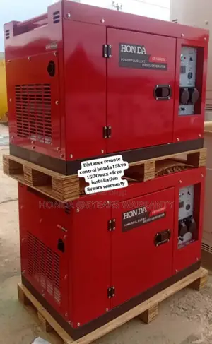 Convert Electric Power With Honda 15kva 15000wax Diesel