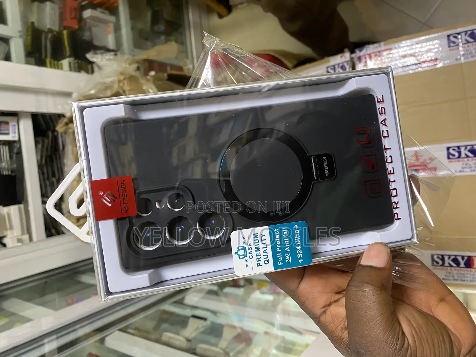 Samsung S24 Ultra With Mag Save and Stand
