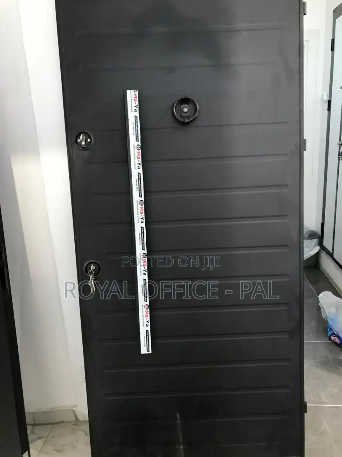 Black Stainless Steel Turkish Security Door