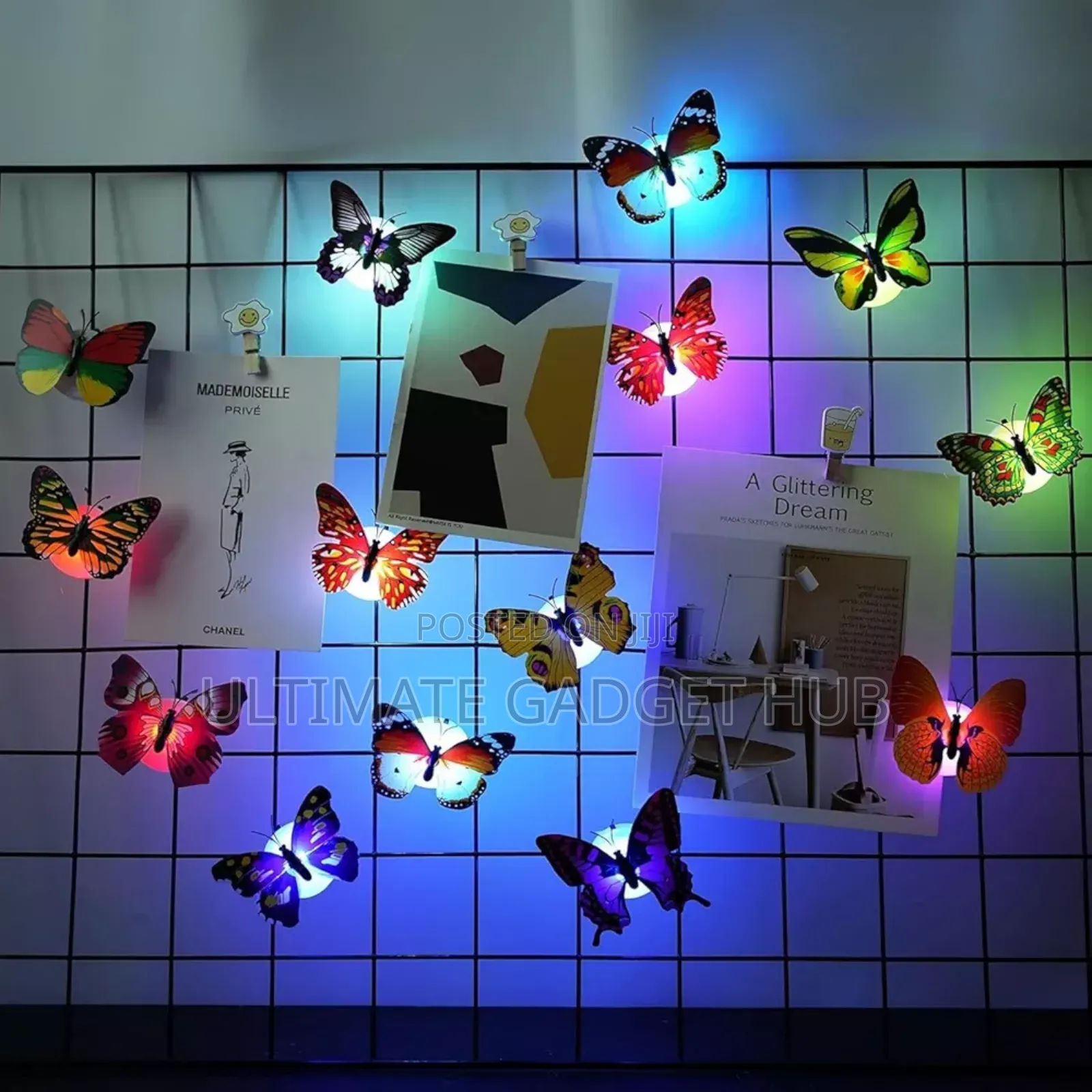 3d Led Butterfly Decoration