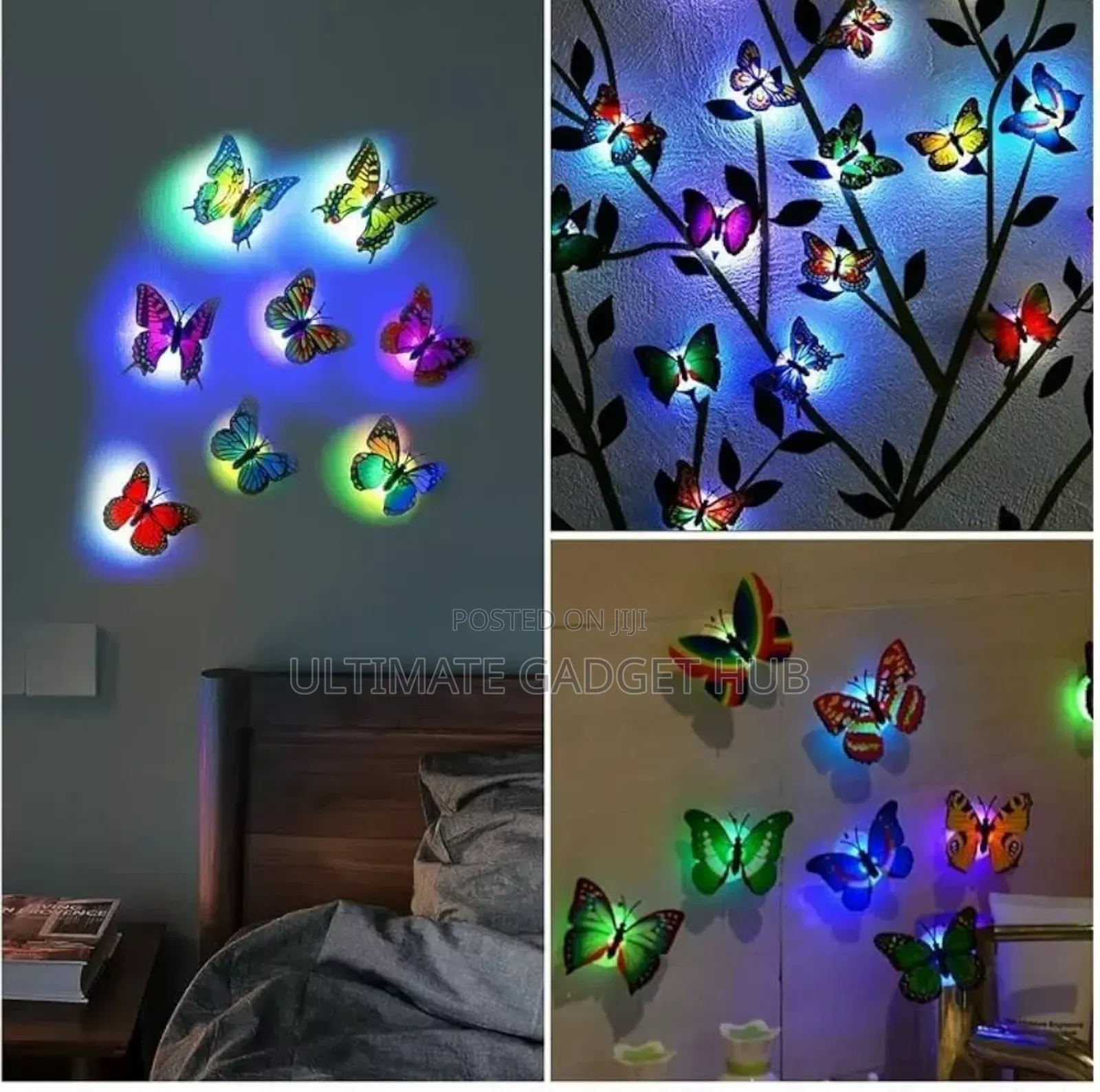 3d Led Butterfly Decoration