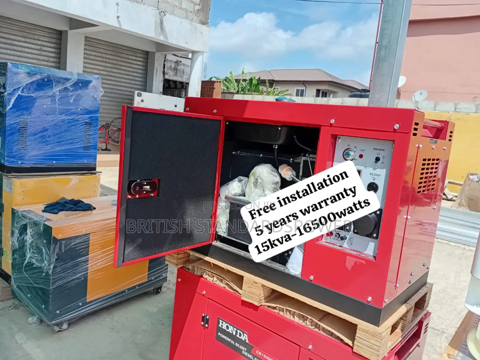 Remote Activation 15kva Diesel Generator Set Up