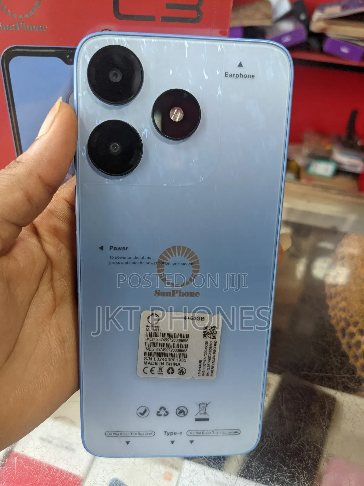 New Sunphone L3 64 GB Blue