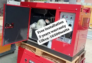 Long Distance Engine Start 15kva Diesel Generator
