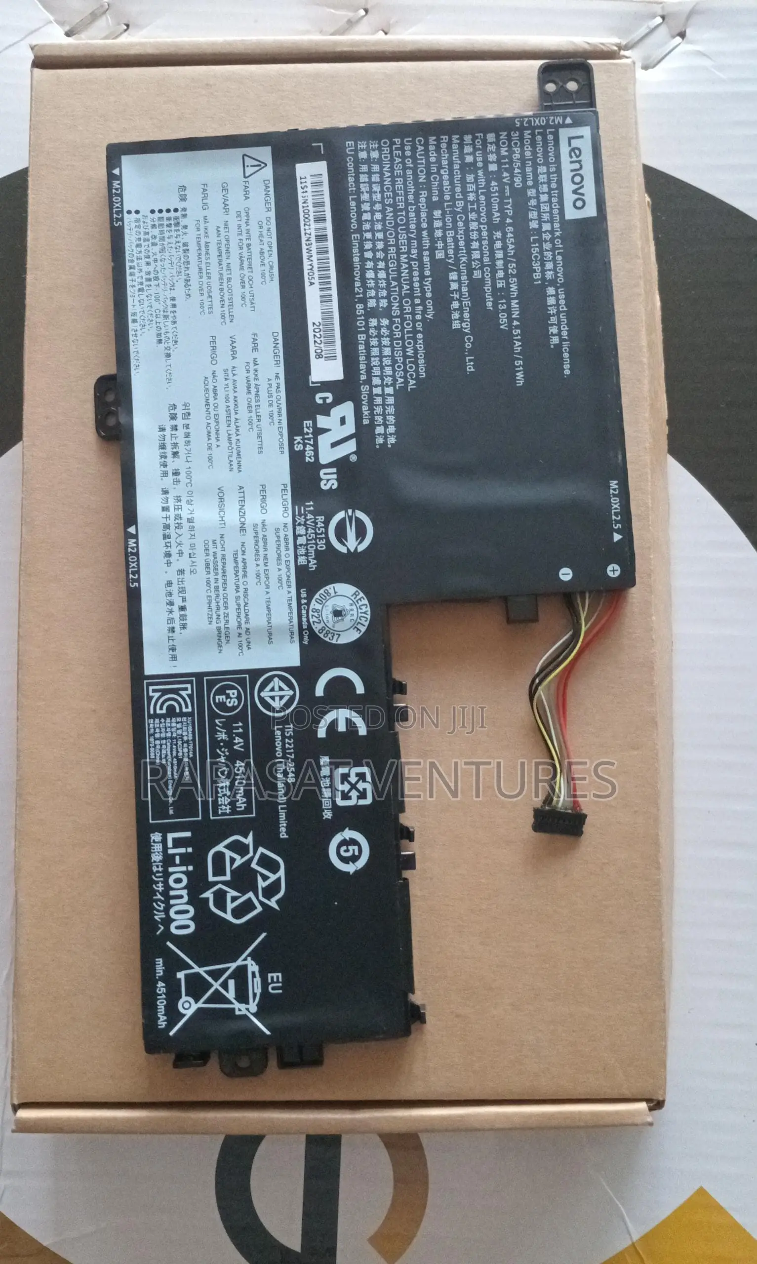 Lenovo L15l3pb0 L15m3pb0 L15c3pb1 Battery