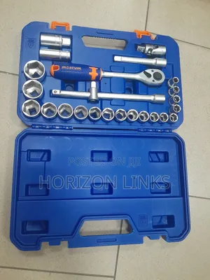 Wadfow 25 PCS Socket Set 1/2" Wst2d25