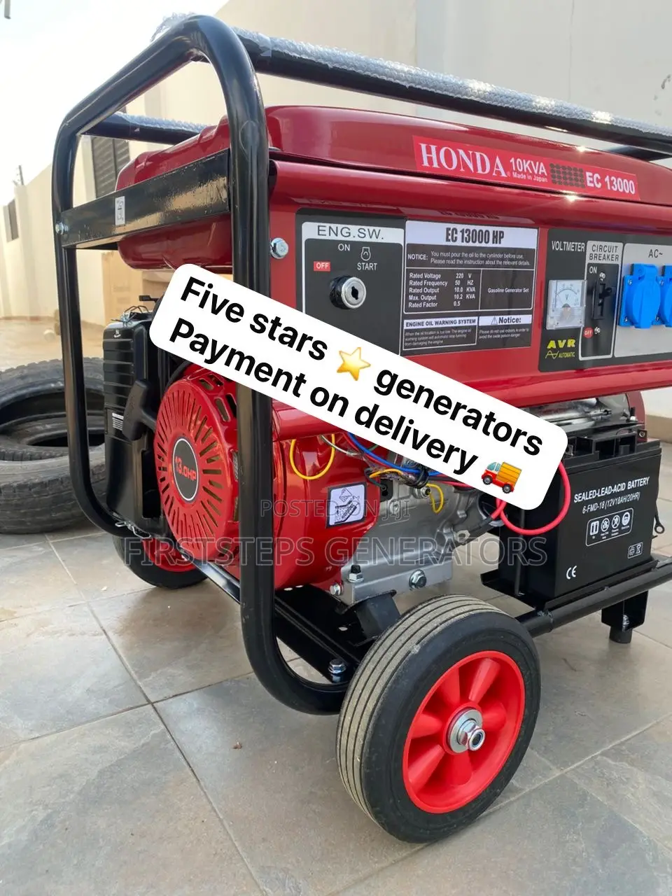 New Silent Honda Smother Operation Japan Generator New