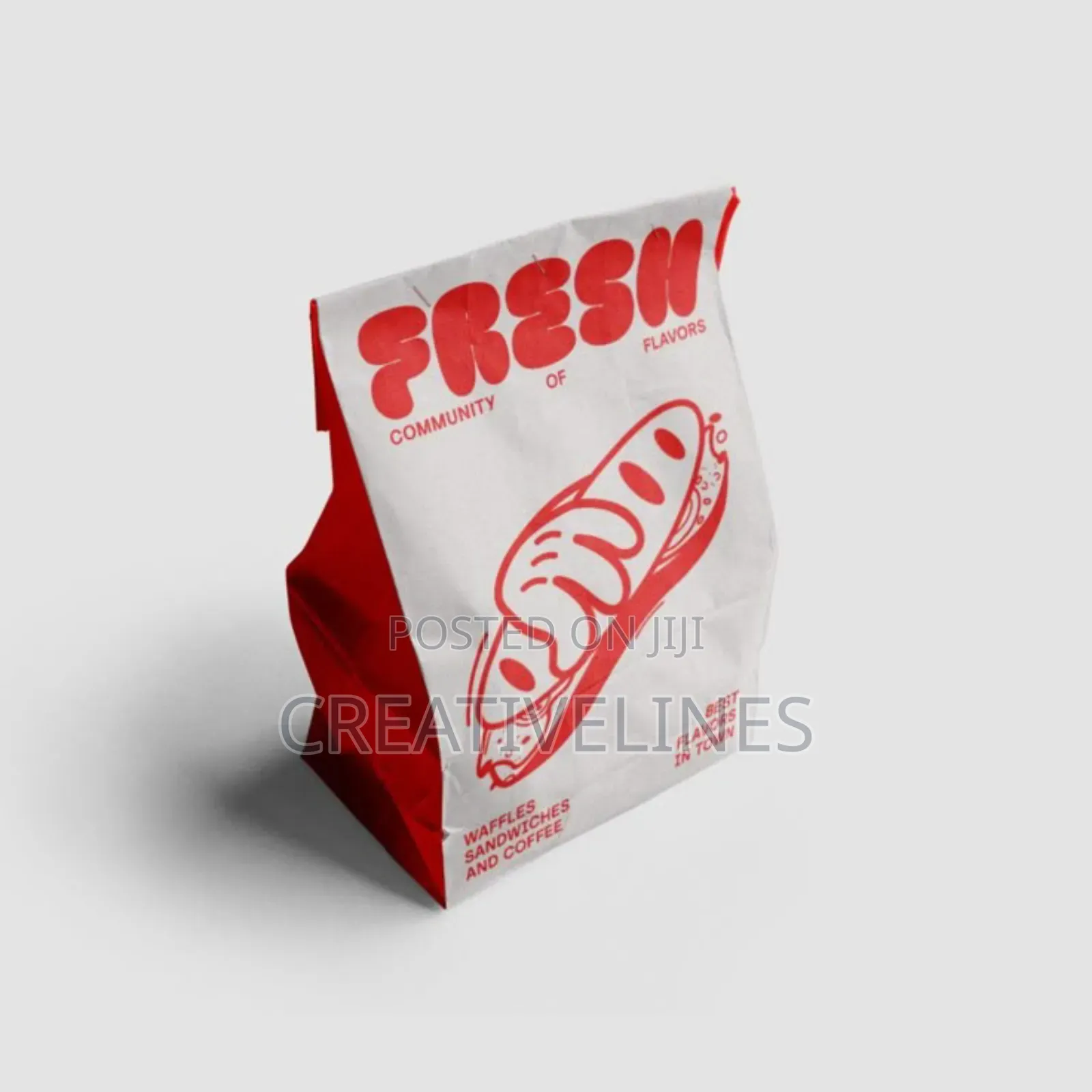 Burger Box and Bag.