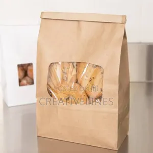 Brown Paperbag With With Windows