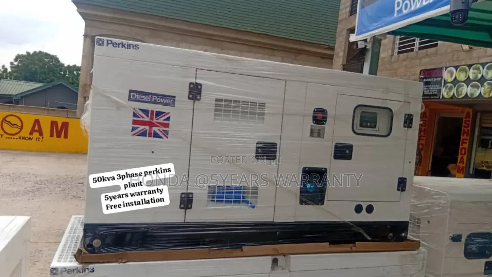 Flow With Energy Perkins 50kva Plant 3phase Automatic Diesel
