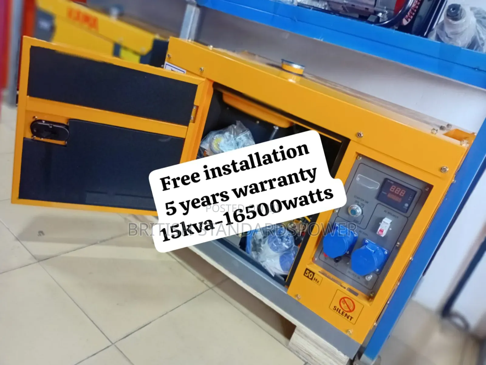 Extended Durability 15kva Silent Diesel Generator