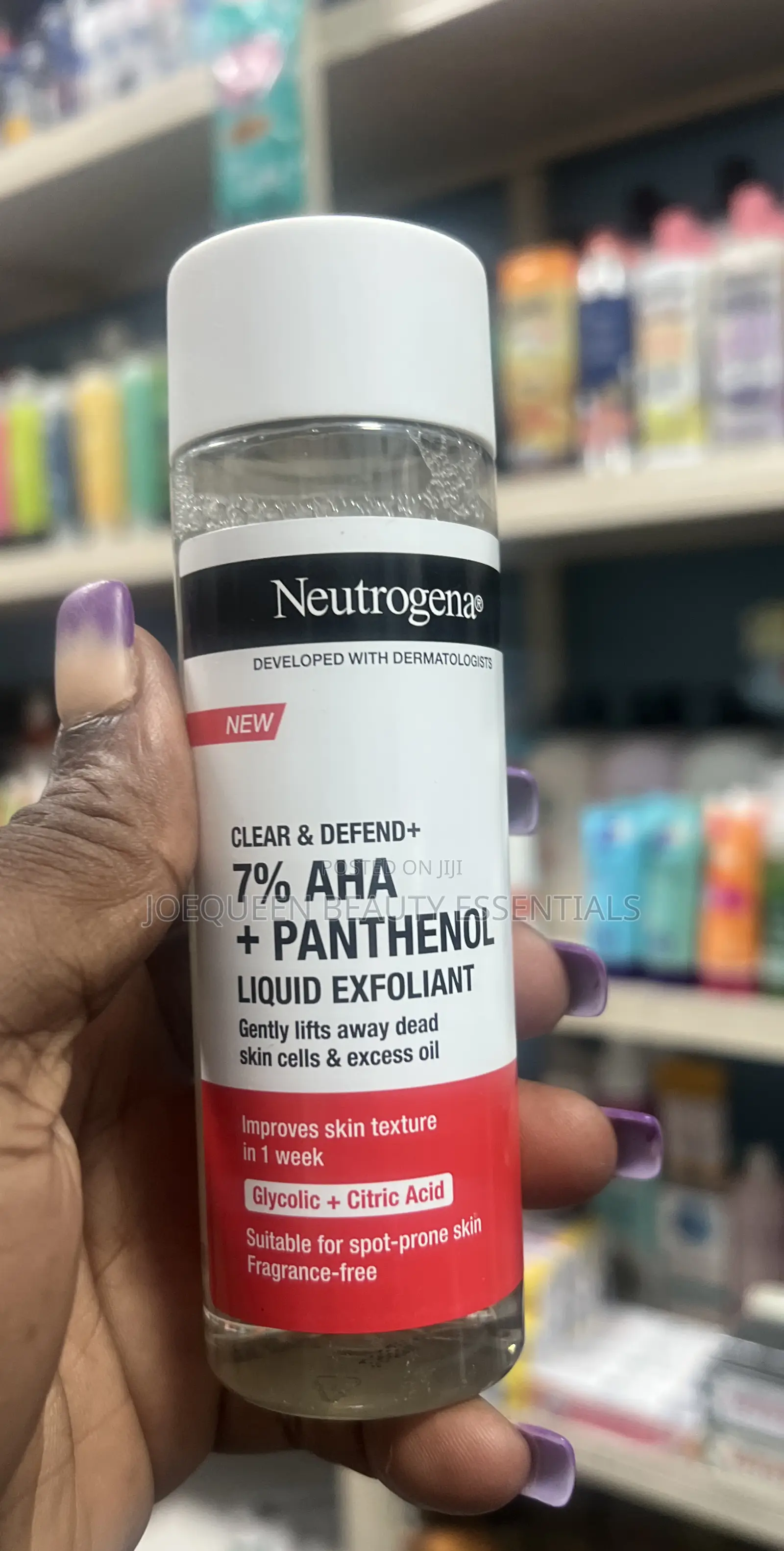 Neutrogena Aha Panthenol Liquid Exfoliant
