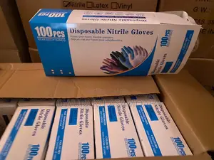 Disposable Nitrile Powder Free Blue Gloves