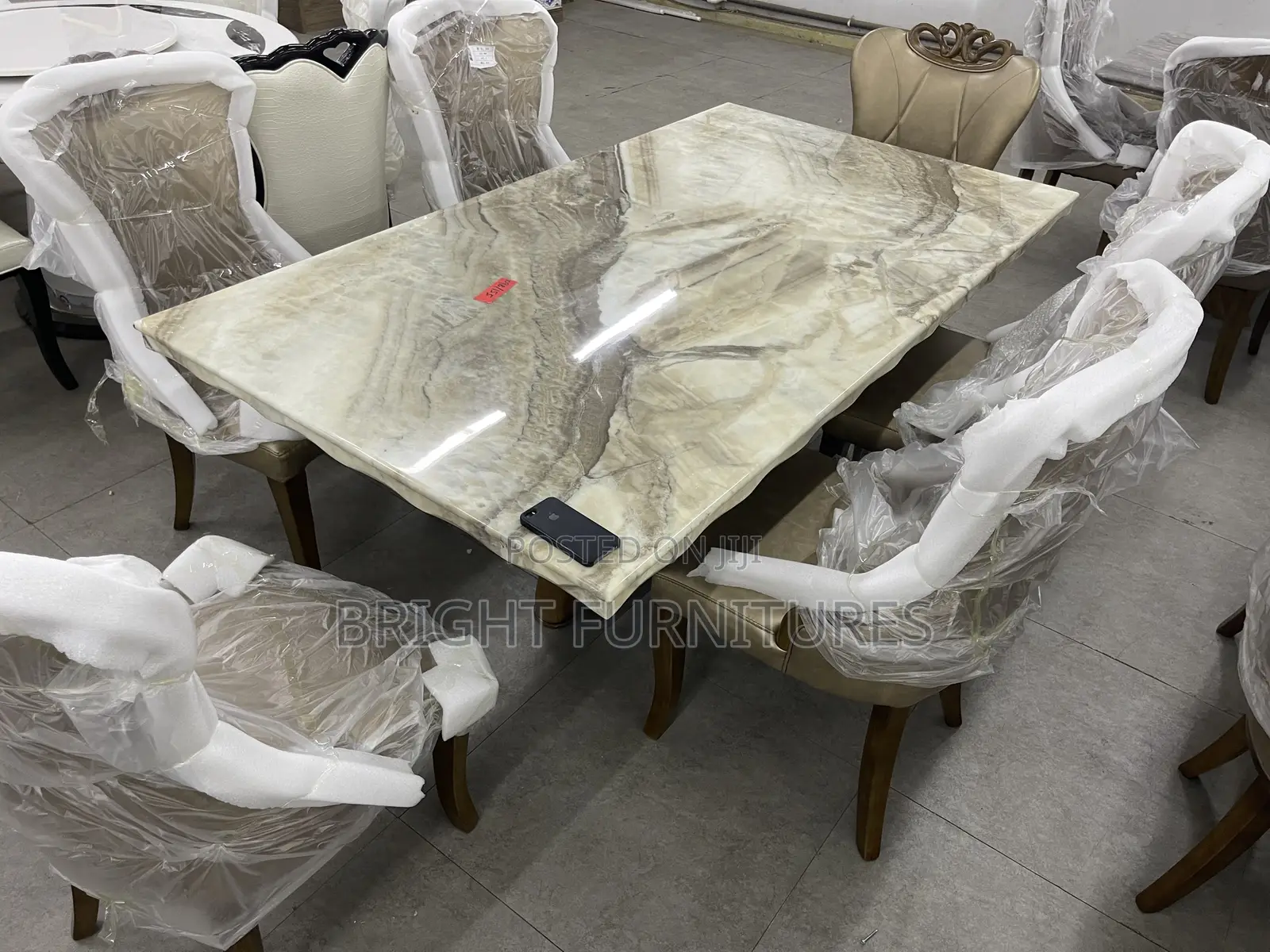 High Quality Modern 6 Seater Marble Dining Table