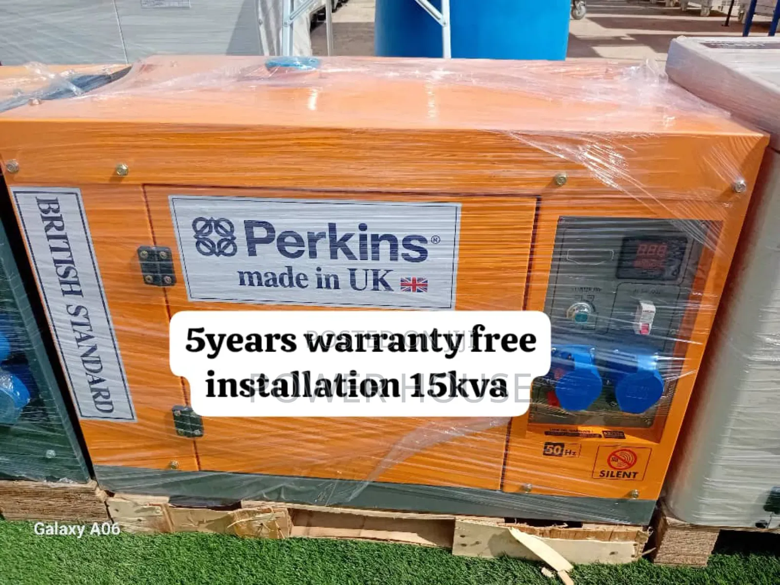 Pulser 15kva 16500watts Perkins Diesel Generator