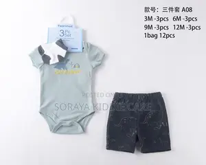 Tedimimak Boys 3 Piece Dress Set