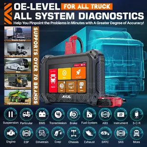 Ancel V5hd Car Heavy Duty Truck Diagnostic All System Scan