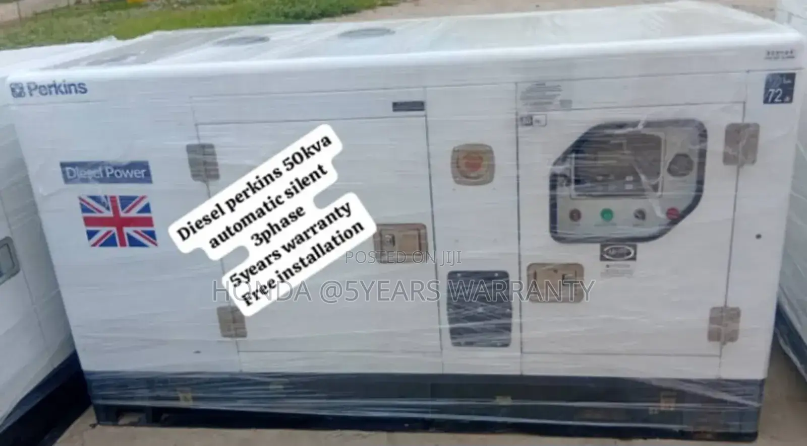 24/Power Generation Perkins 50kva Automatic Silent 3phase