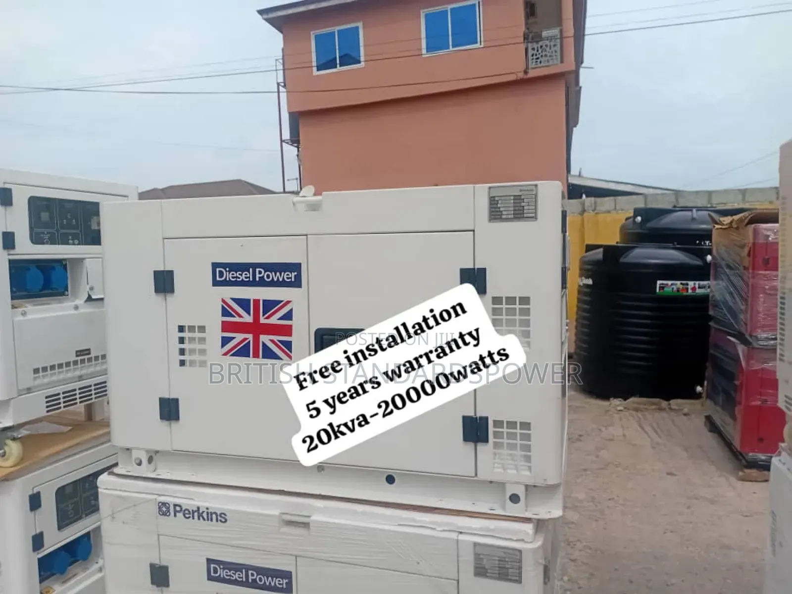 Power Output 20kva Diesel Silent Generator