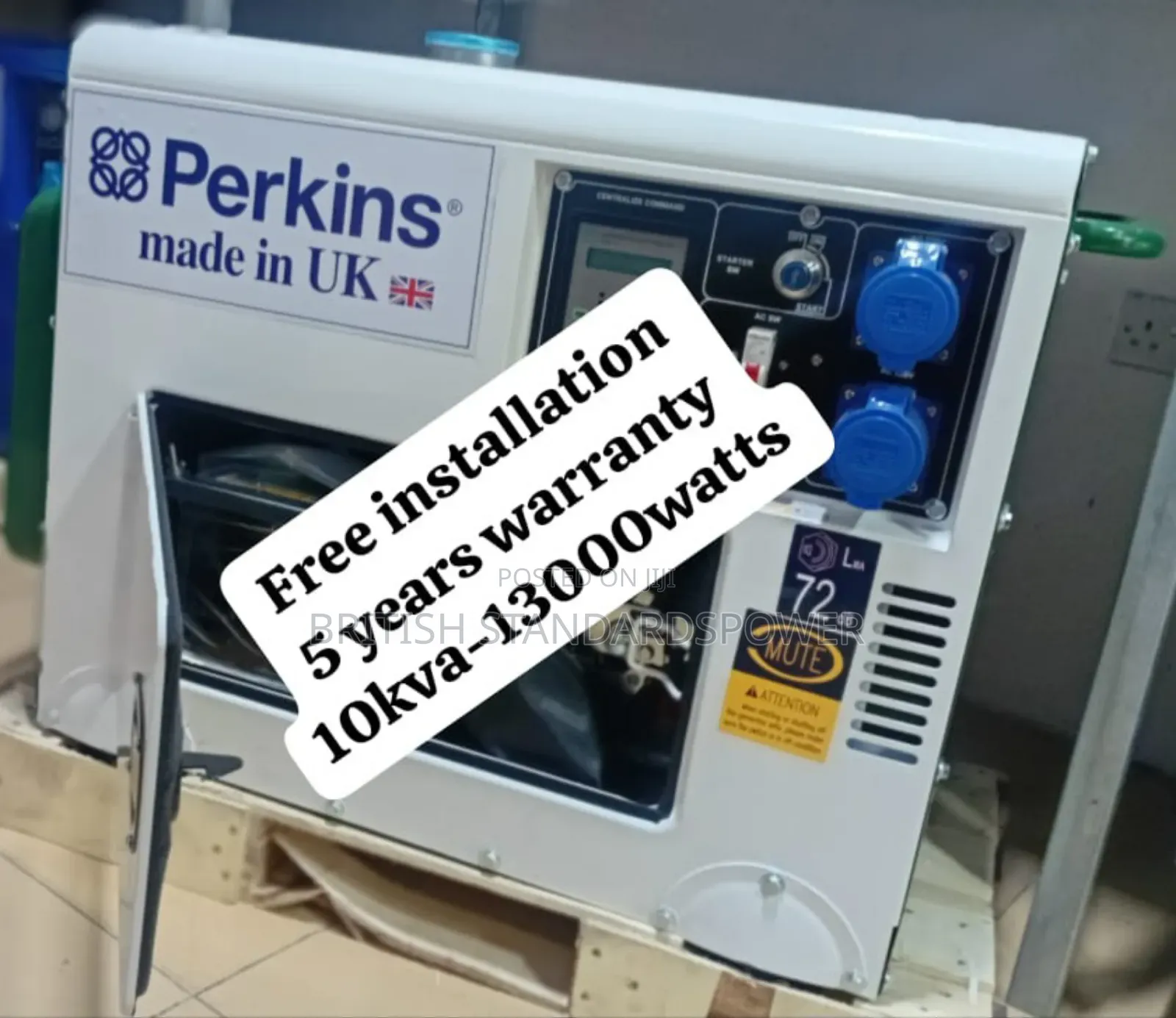 Supercharged Power 10kva Diesel Generator