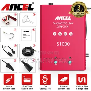 Ancel S1000 Car Evap System Smoke Leakage Detector Tester