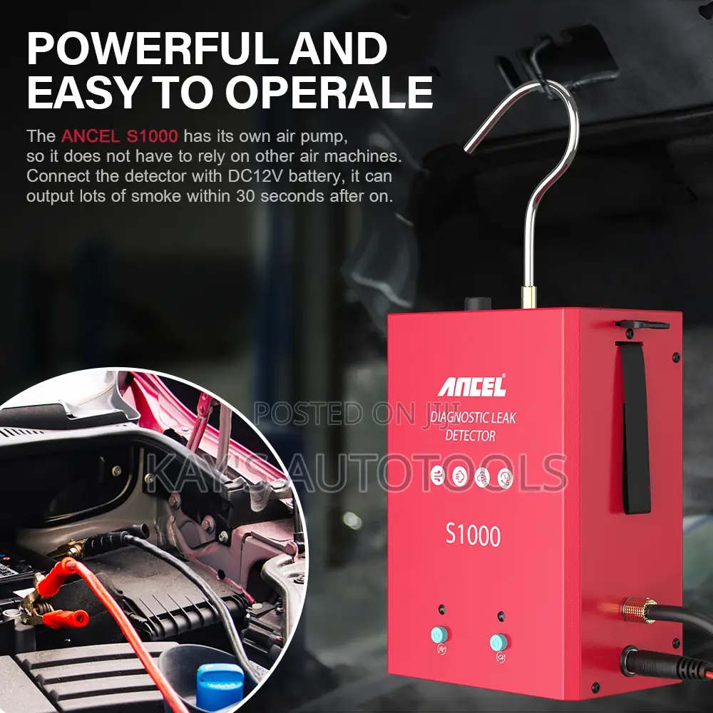Ancel S1000 Car Evap System Smoke Leakage Detector Tester