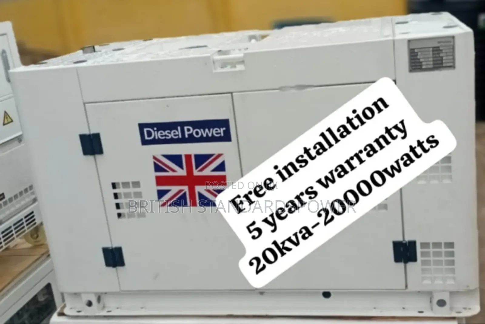 Power Stability 20kva Diesel Genset
