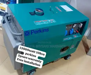 Test Perkins Generator 10kva 13000wax Diesel 10kva Silent