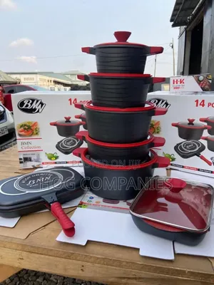 14pcs Set Nonstick Cookware and Pans and Glass Lid