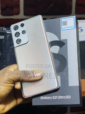New Samsung Galaxy S21 Ultra 5G 128 GB Silver