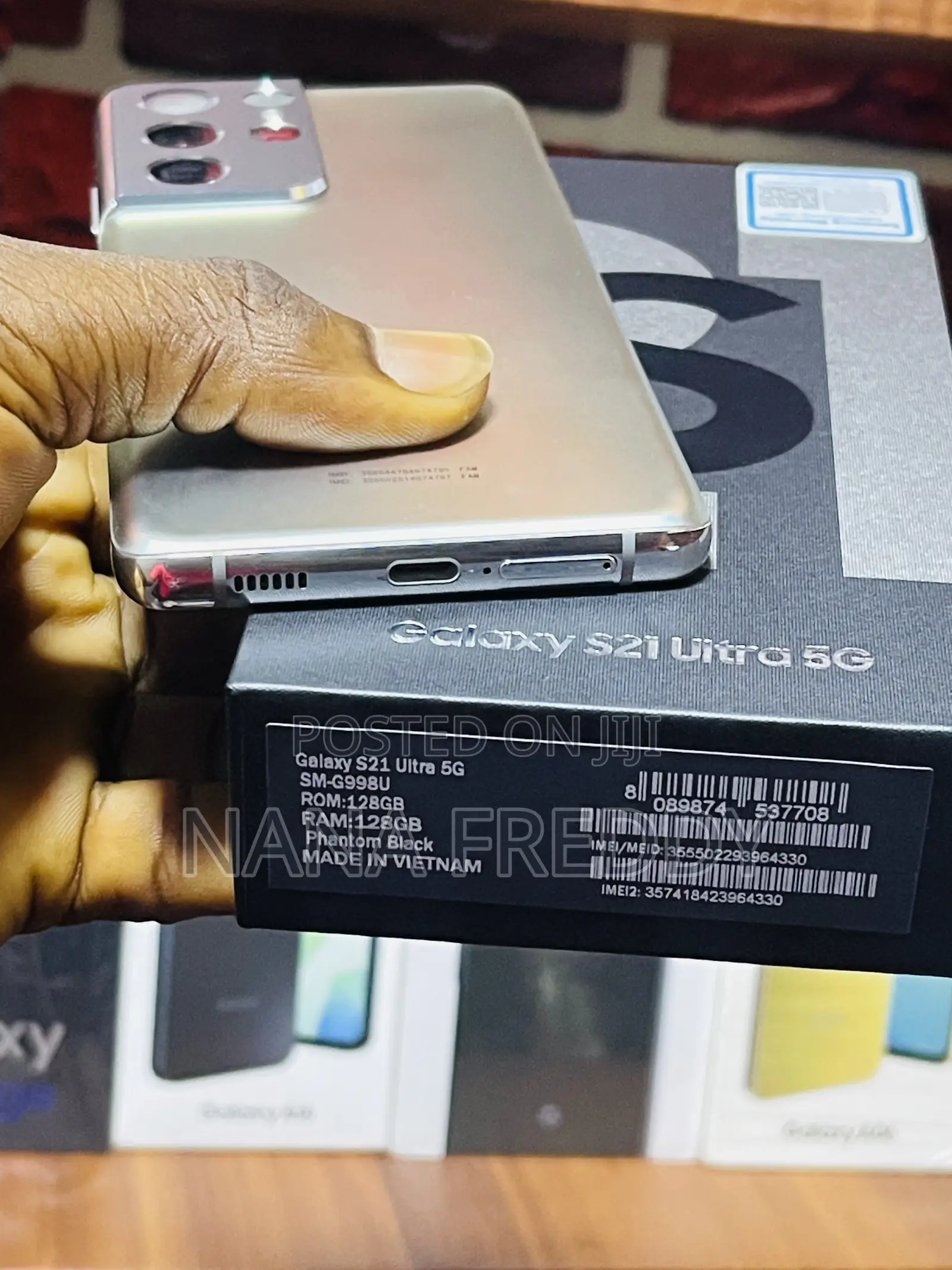 New Samsung Galaxy S21 Ultra 5G 128 GB Silver