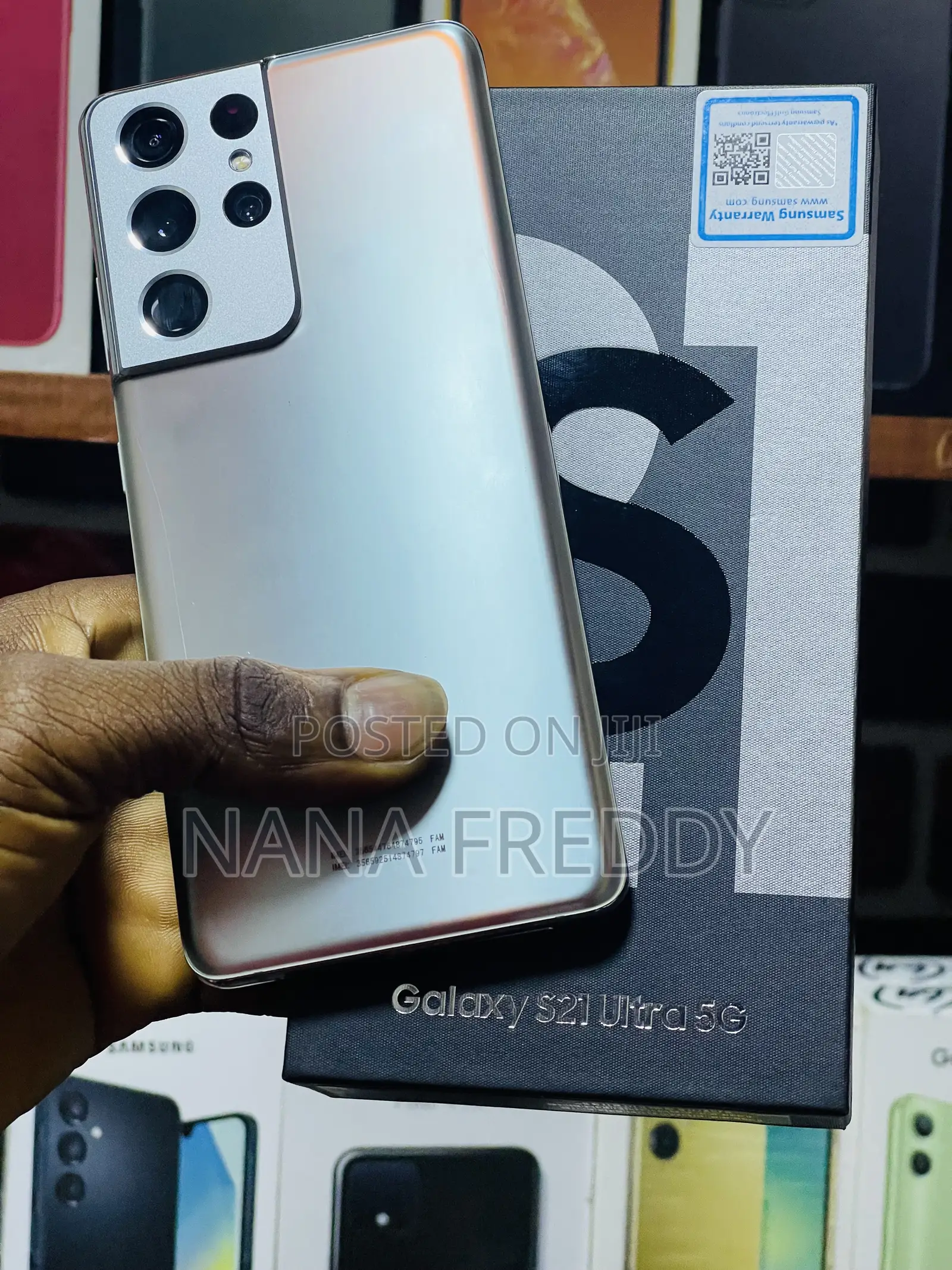 New Samsung Galaxy S21 Ultra 5G 128 GB Silver