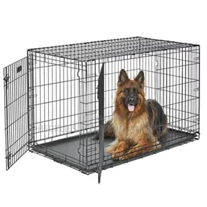 XXXXXL in and Outdoor Metallic Dog Cage (48 Inches)