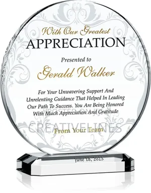 Customise Award Plaques
