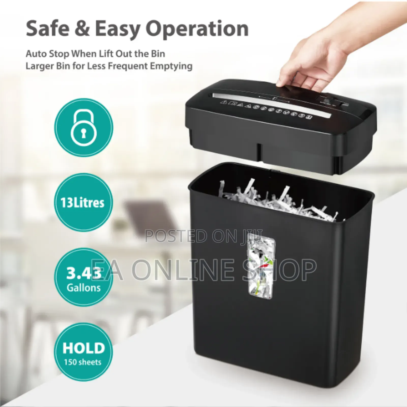 Paper Shredder Machine for Office School Home