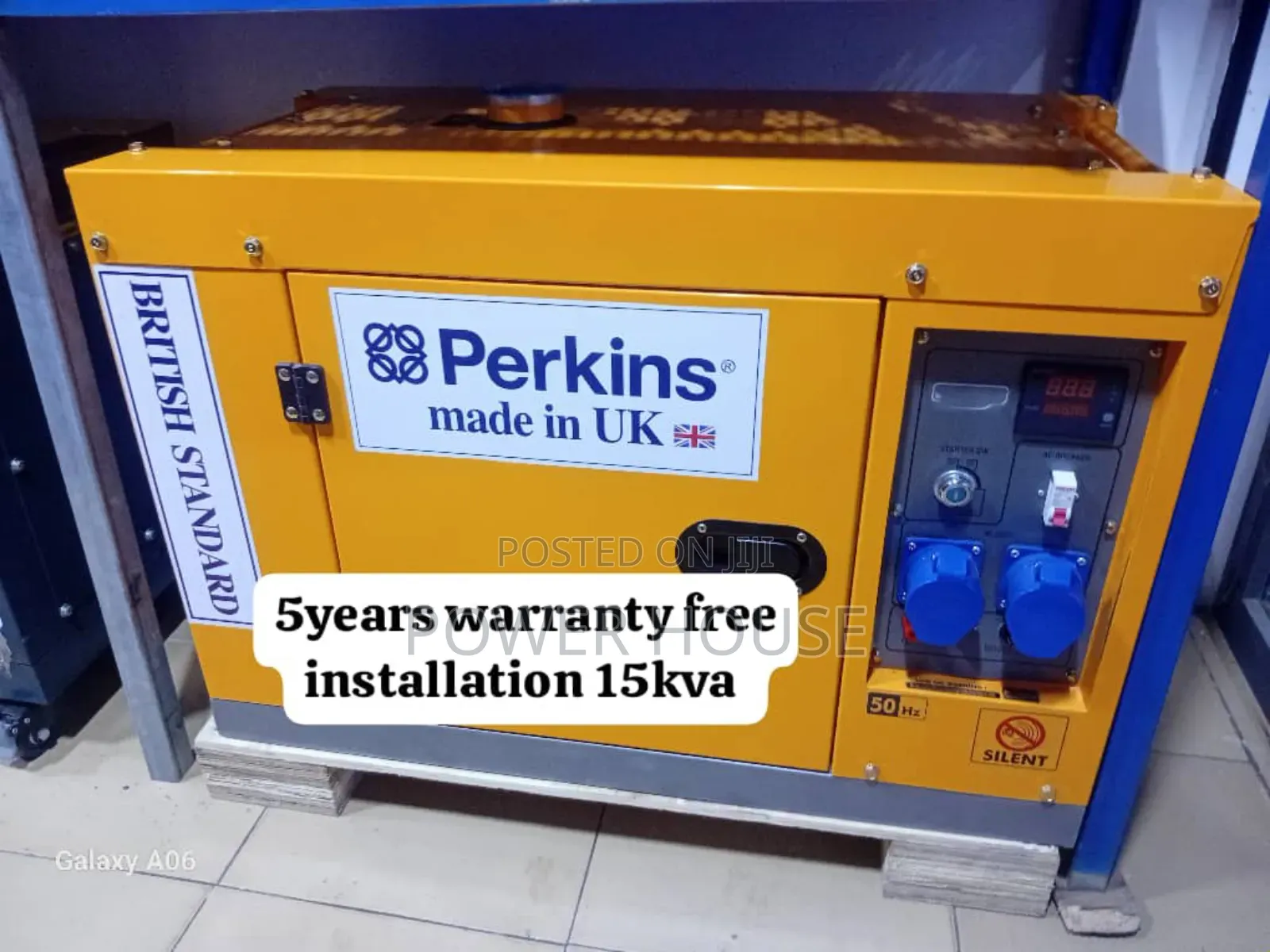 Dynamoflow 15kva 16500watts Diesel Perkins Generator