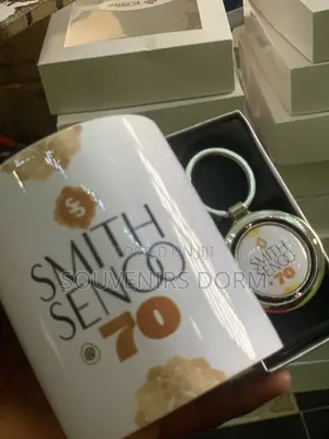 Printed Mug And Keyring Set