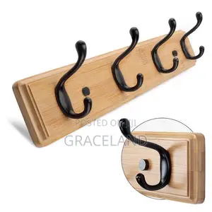 This Is Original 2in1 Wooden Wall Hook Hangers for Clothing