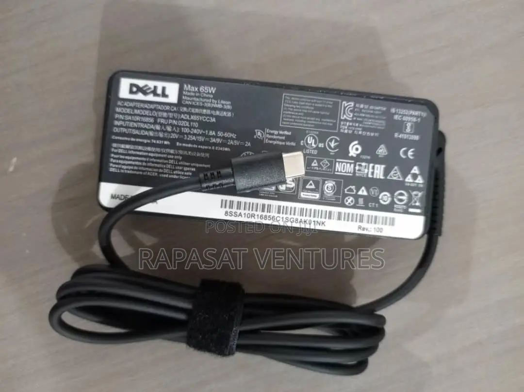 Dell 20v 3.25a 65w Type C Adapter