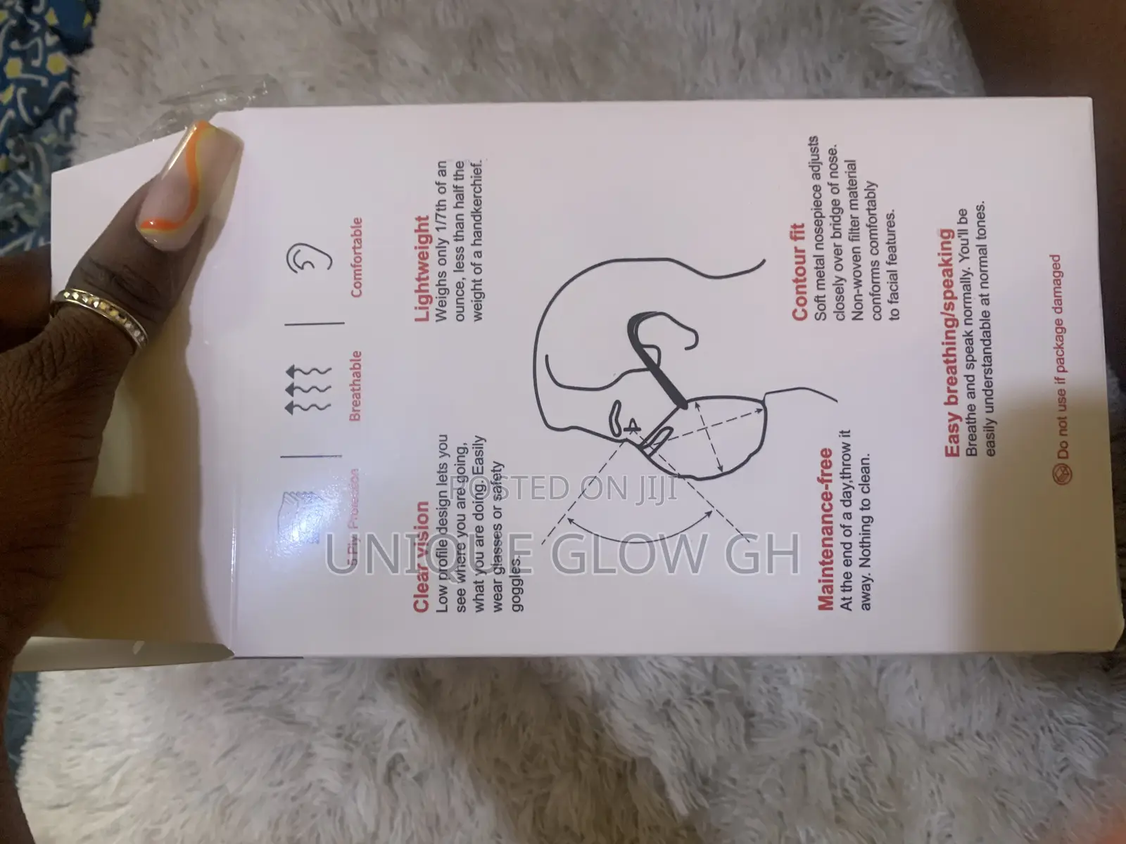Topone Kn95 3d Shaped 360 Protective Mask Self Inhalation