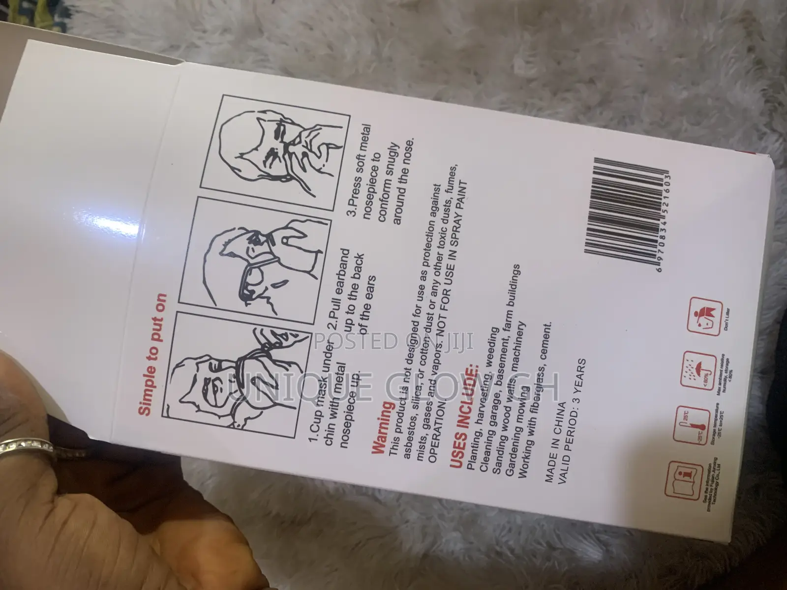 Topone Kn95 3d Shaped 360 Protective Mask Self Inhalation