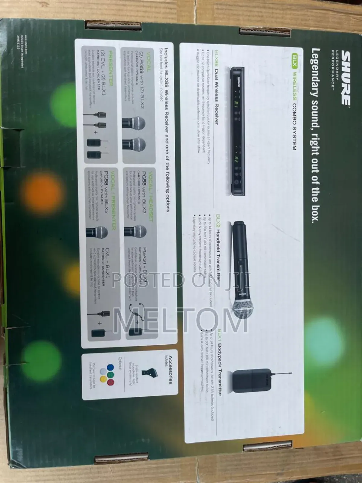 Shure Pga58 2in1 Wireless Combo Microphone