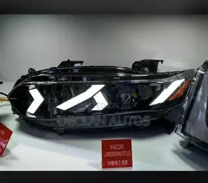 Led Headlights Accord 2018 Drl Lexus Style  Demon Eyes