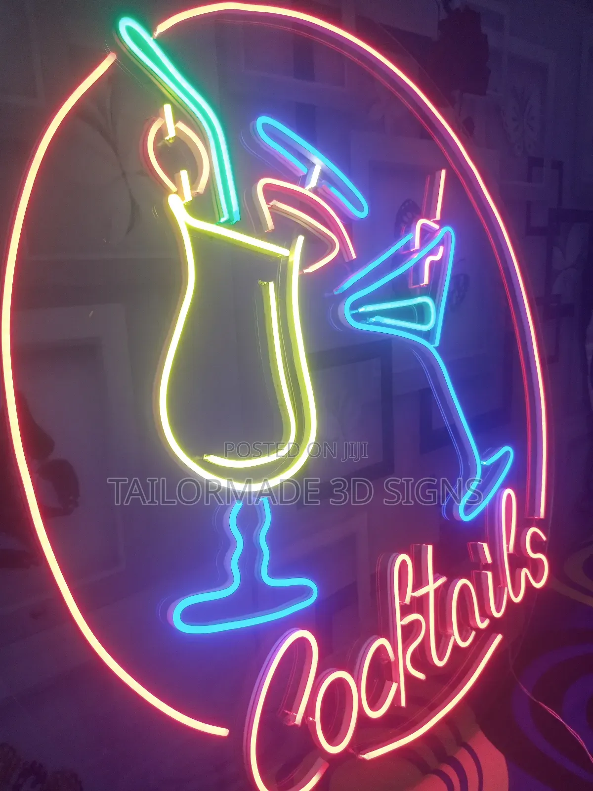 3d Signs Billboards, Banners, Stickers and Neon Lights Work