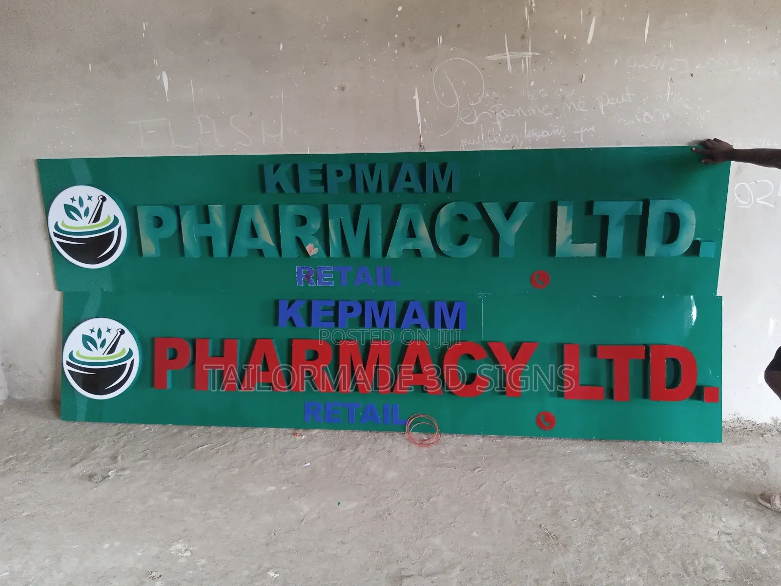 3d Signs Billboards, Banners, Stickers and Neon Lights Work